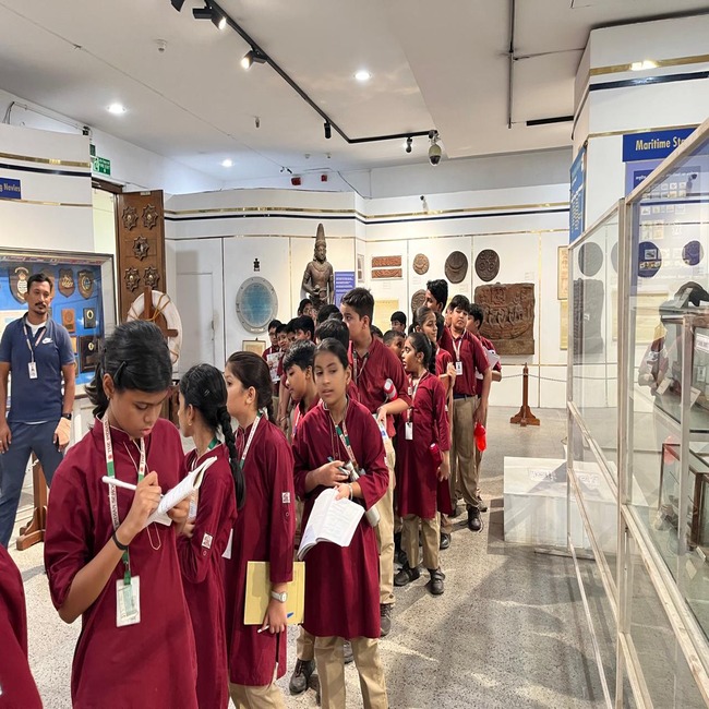 Class 6 visits the National Museum